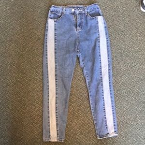 Two toned jeans